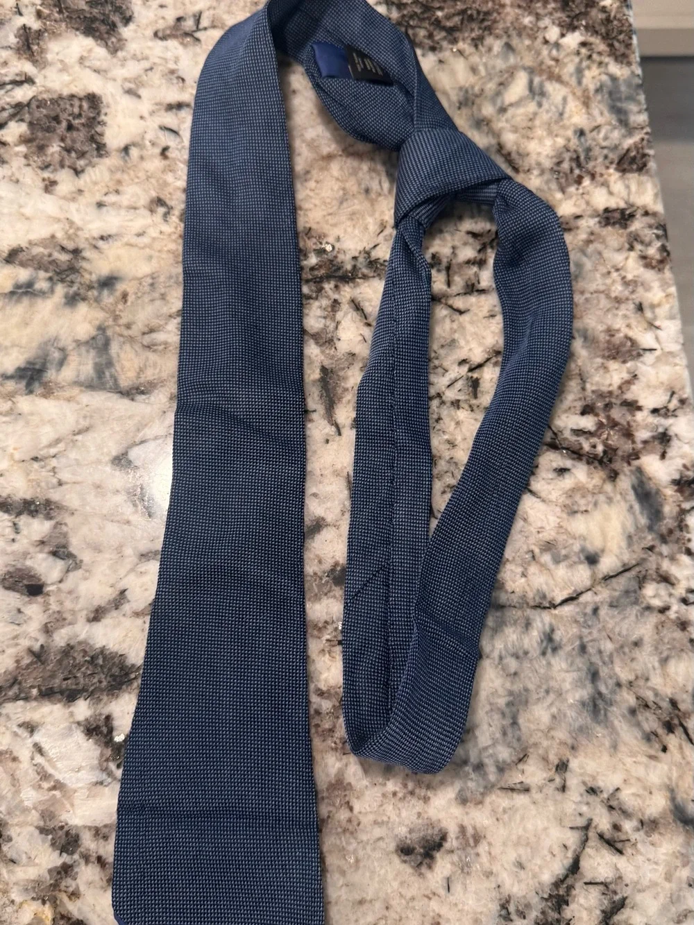 Banana Republic Navy Micro-Texture Tie